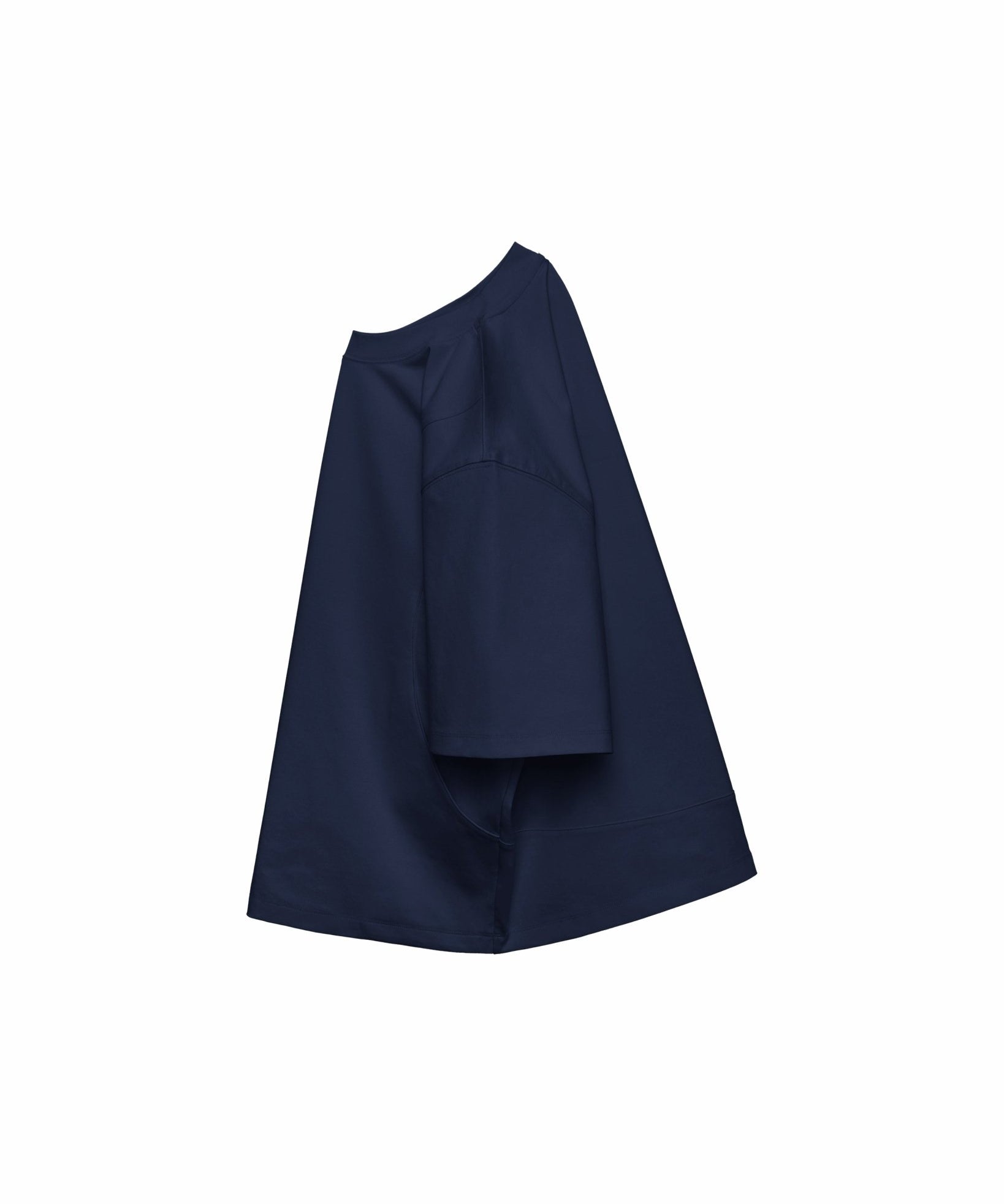 Seamline Crewneck Tee - Navy - G R A Y E
