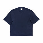 Seamline Crewneck Tee - Navy - G R A Y E