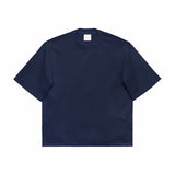 Seamline Crewneck Tee - Navy - G R A Y E