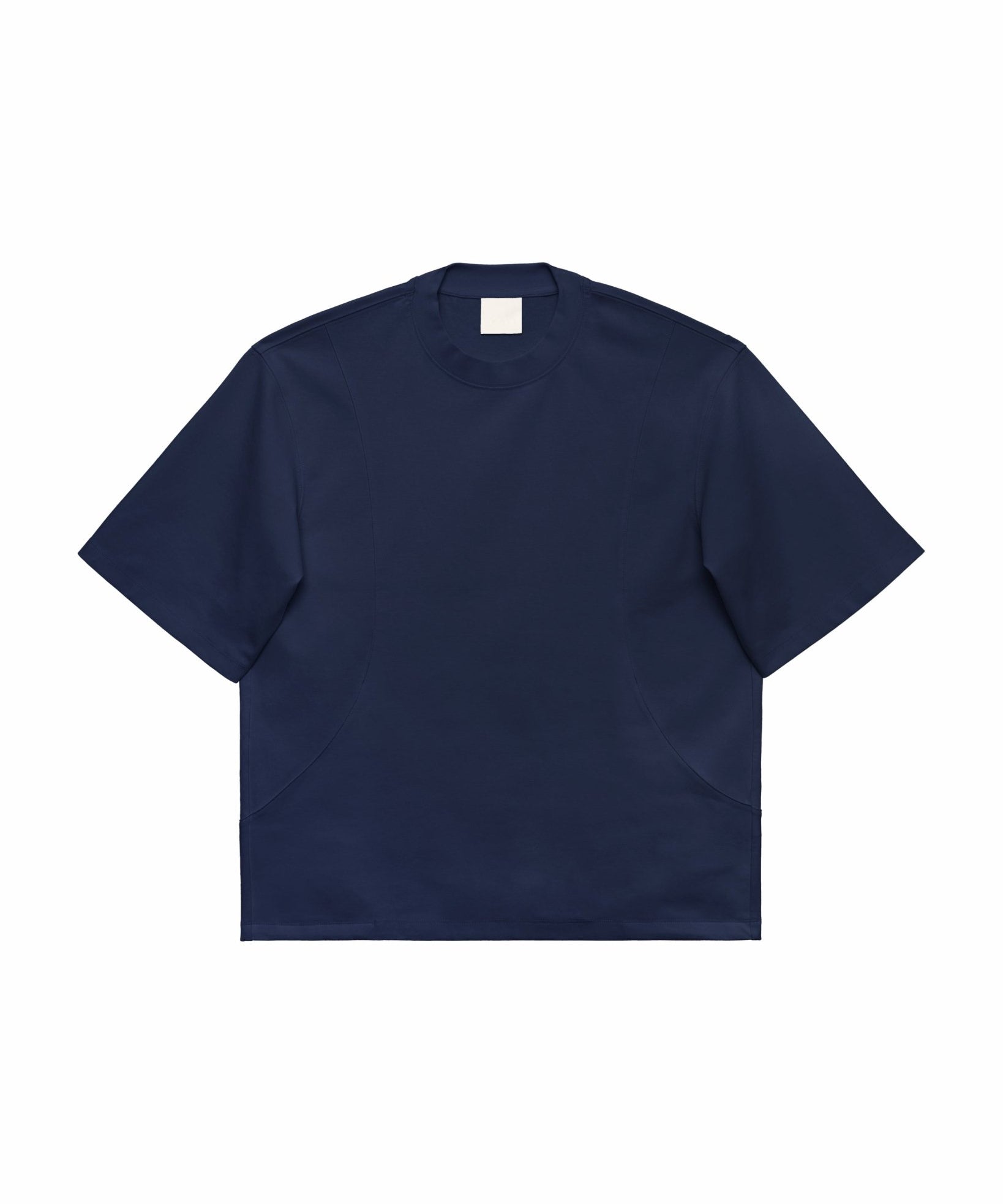 Seamline Crewneck Tee - Navy - G R A Y E
