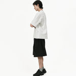 Seamline Crewneck Tee - Sea Salt - G R A Y E