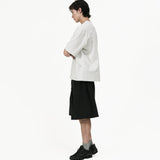 Seamline Crewneck Tee - Sea Salt - G R A Y E