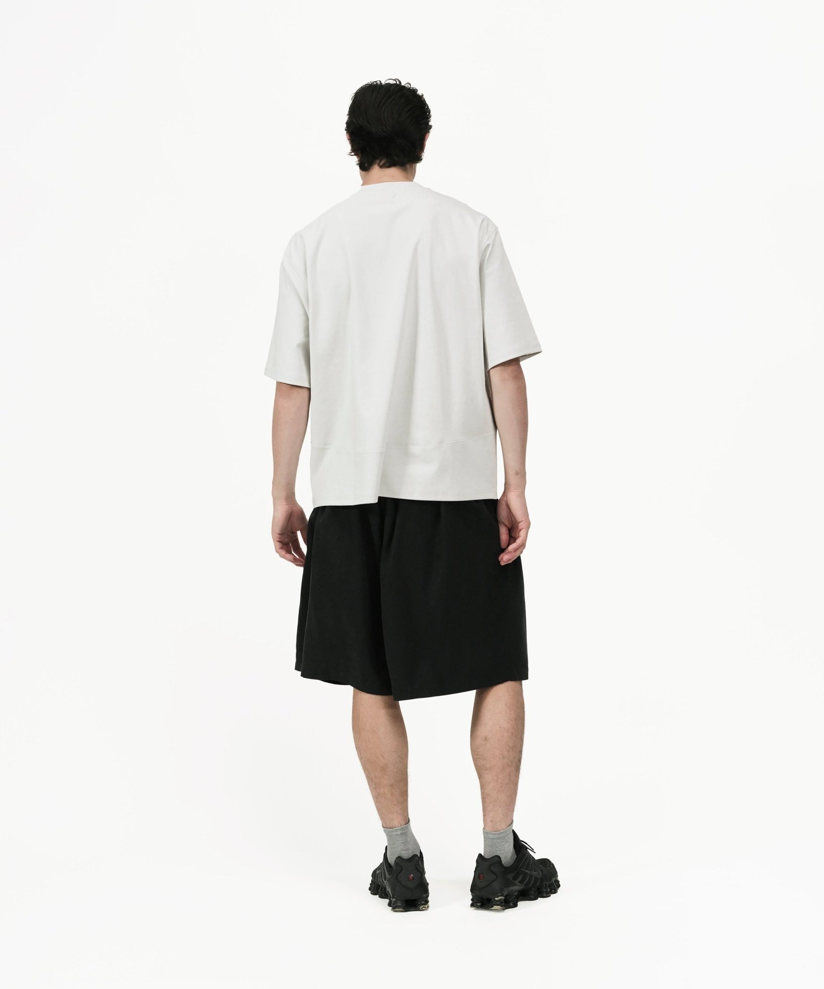 Seamline Crewneck Tee - Sea Salt - G R A Y E