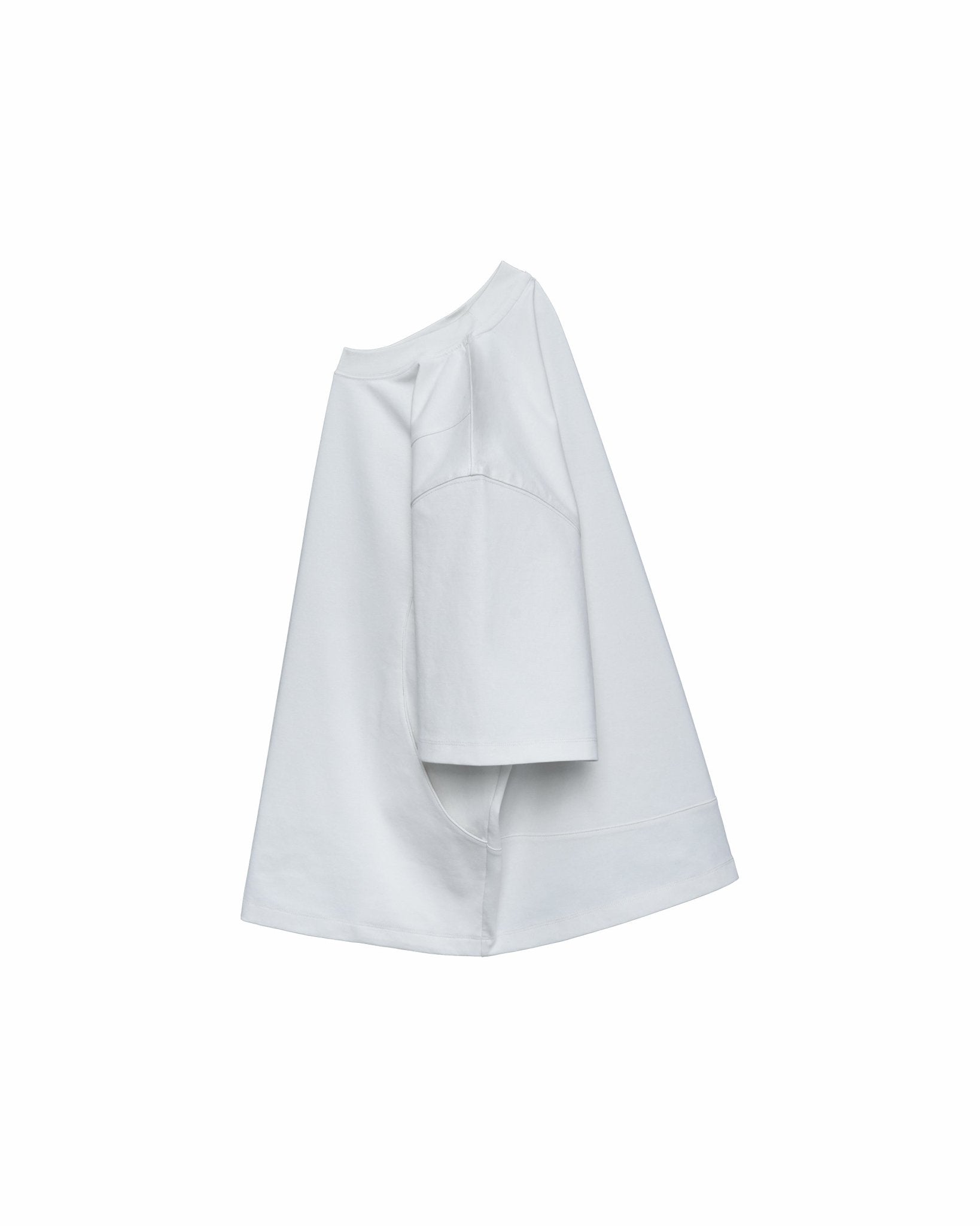 Seamline Crewneck Tee - Sea Salt - G R A Y E