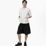 Seamline Crewneck Tee - Sea Salt - G R A Y E