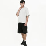 Seamline Crewneck Tee - Sea Salt - G R A Y E