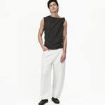 Twisted Knit Top - Charcoal - G R A Y E