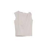 Twisted Knit Top - Mushroom - G R A Y E