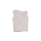 Twisted Knit Top - Mushroom - G R A Y E