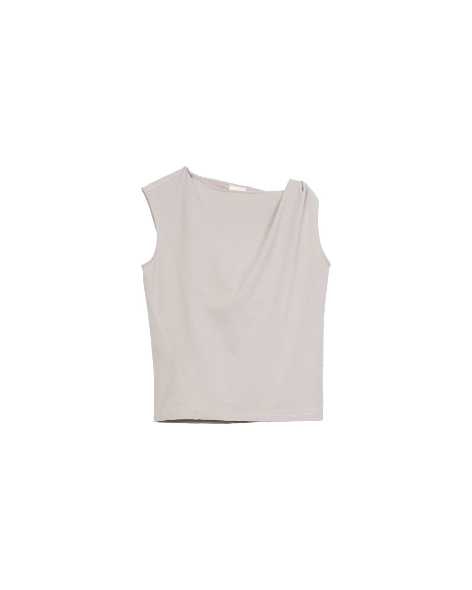 Twisted Knit Top - Mushroom - G R A Y E