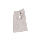 Twisted Knit Top - Mushroom - G R A Y E