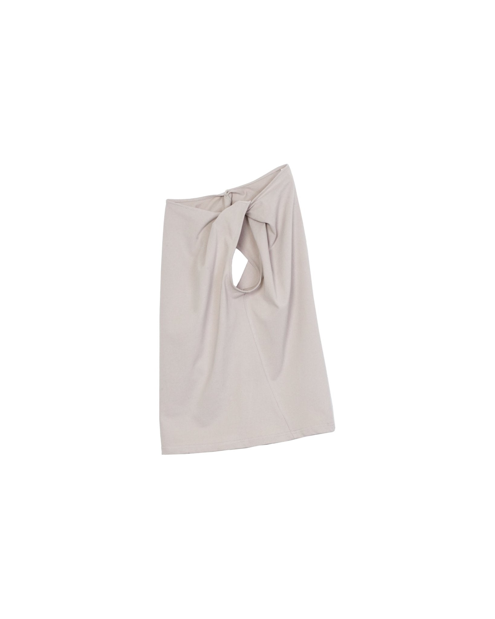 Twisted Knit Top - Mushroom - G R A Y E