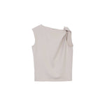 Twisted Knit Top - Mushroom - G R A Y E