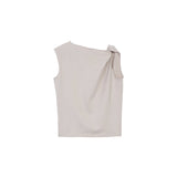 Twisted Knit Top - Mushroom - G R A Y E