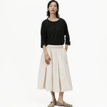 Two Way Midi Skirt - Ivory - G R A Y E