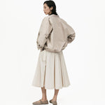 Two Way Midi Skirt - Ivory - G R A Y E