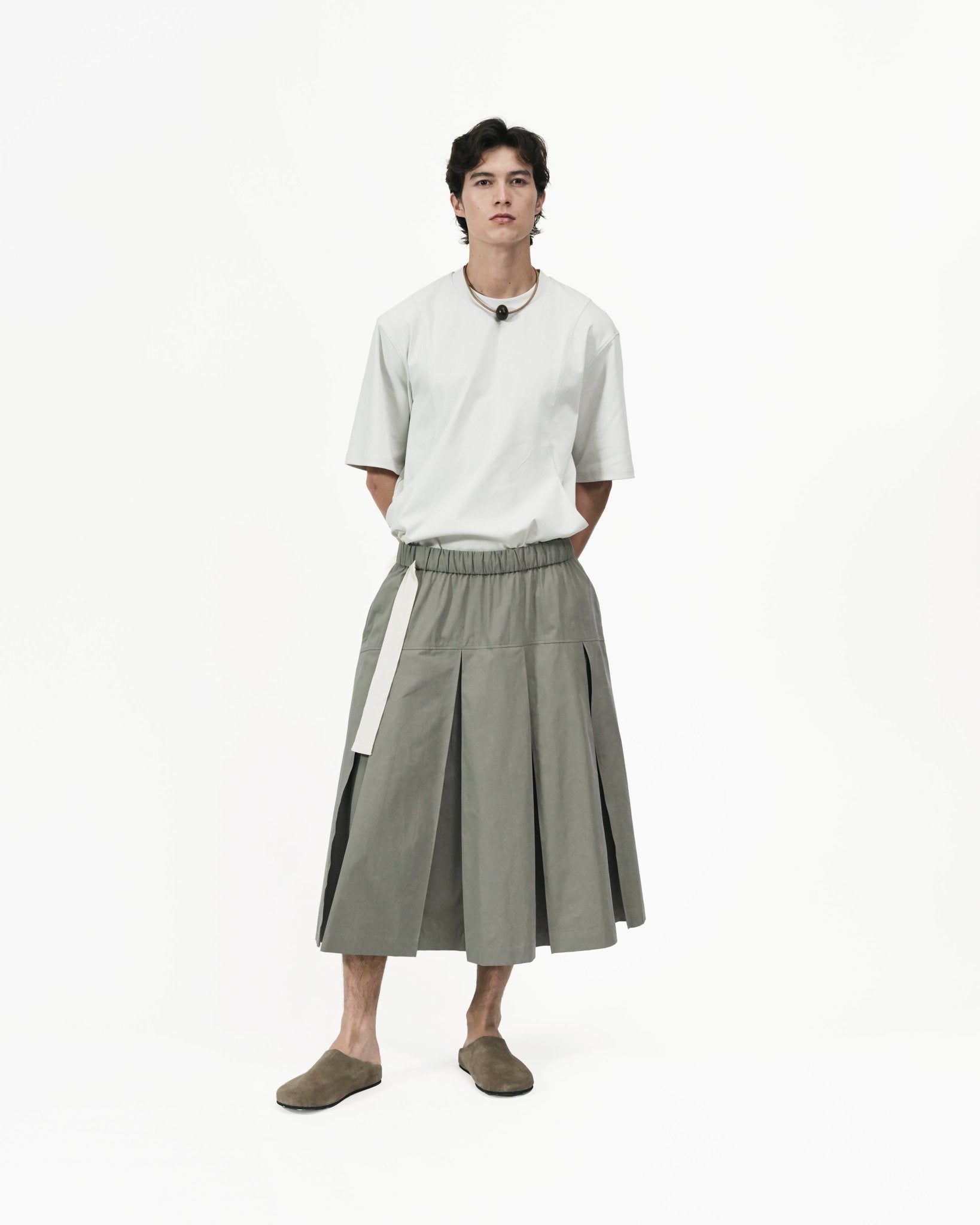 Two Way Midi Skirt - Magnolia Green - G R A Y E