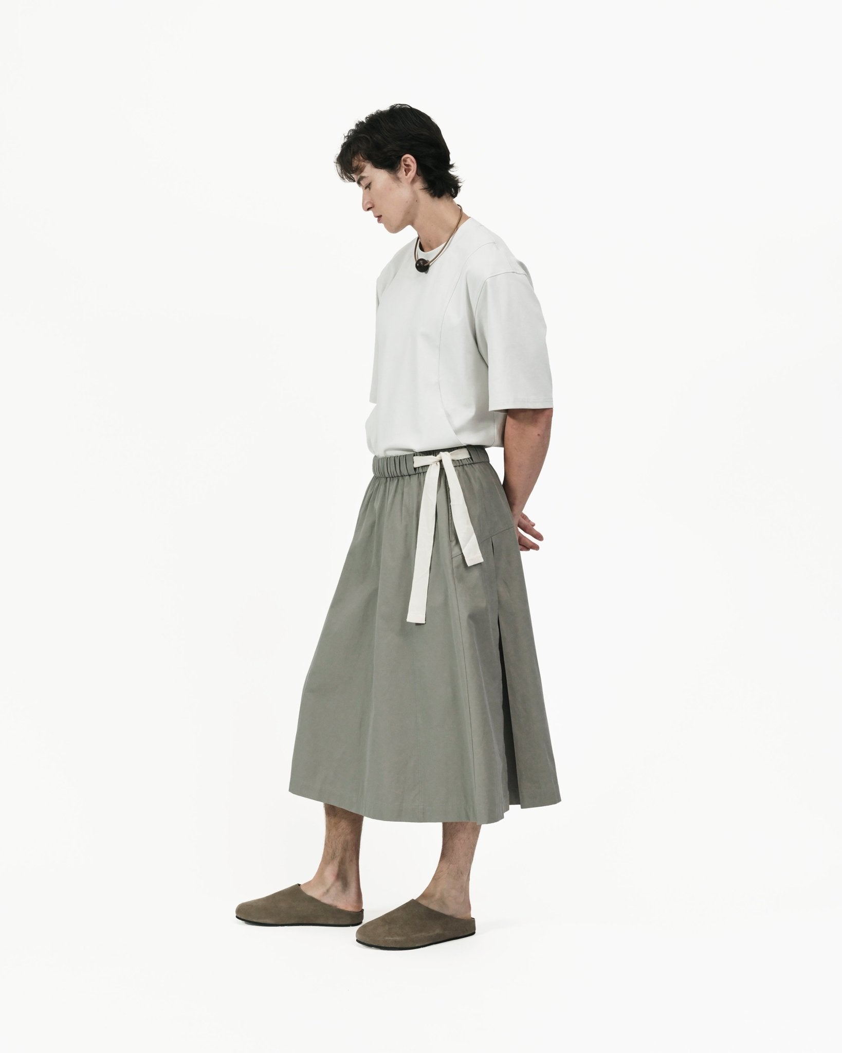 Two Way Midi Skirt - Magnolia Green - G R A Y E