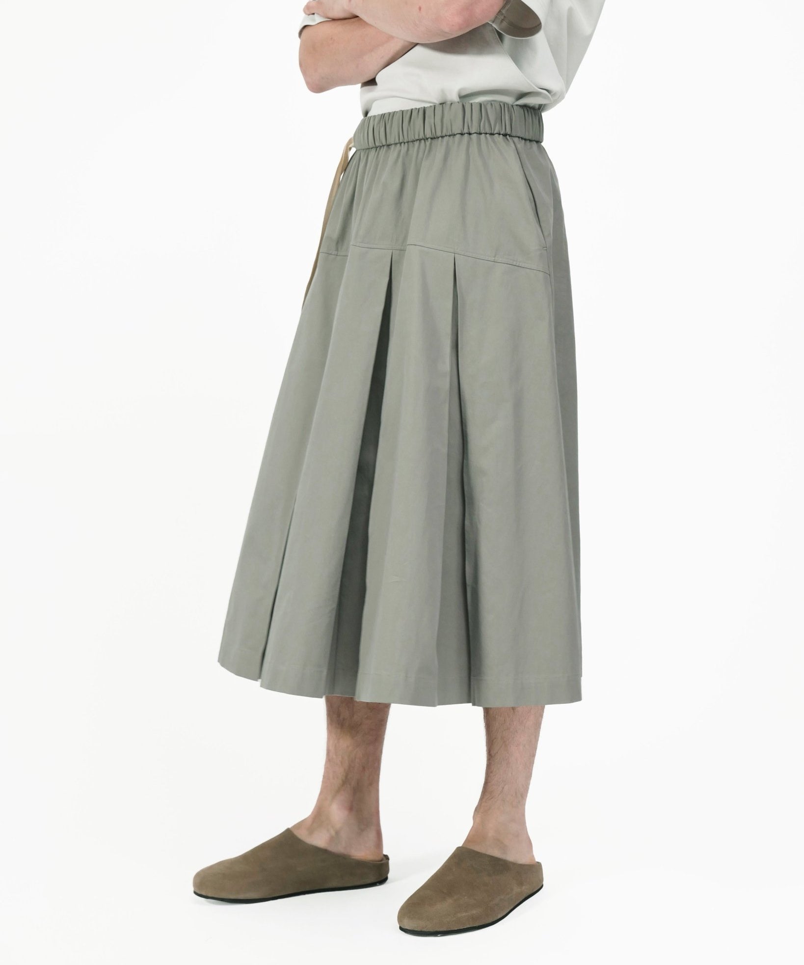 Two Way Midi Skirt - Magnolia Green - G R A Y E