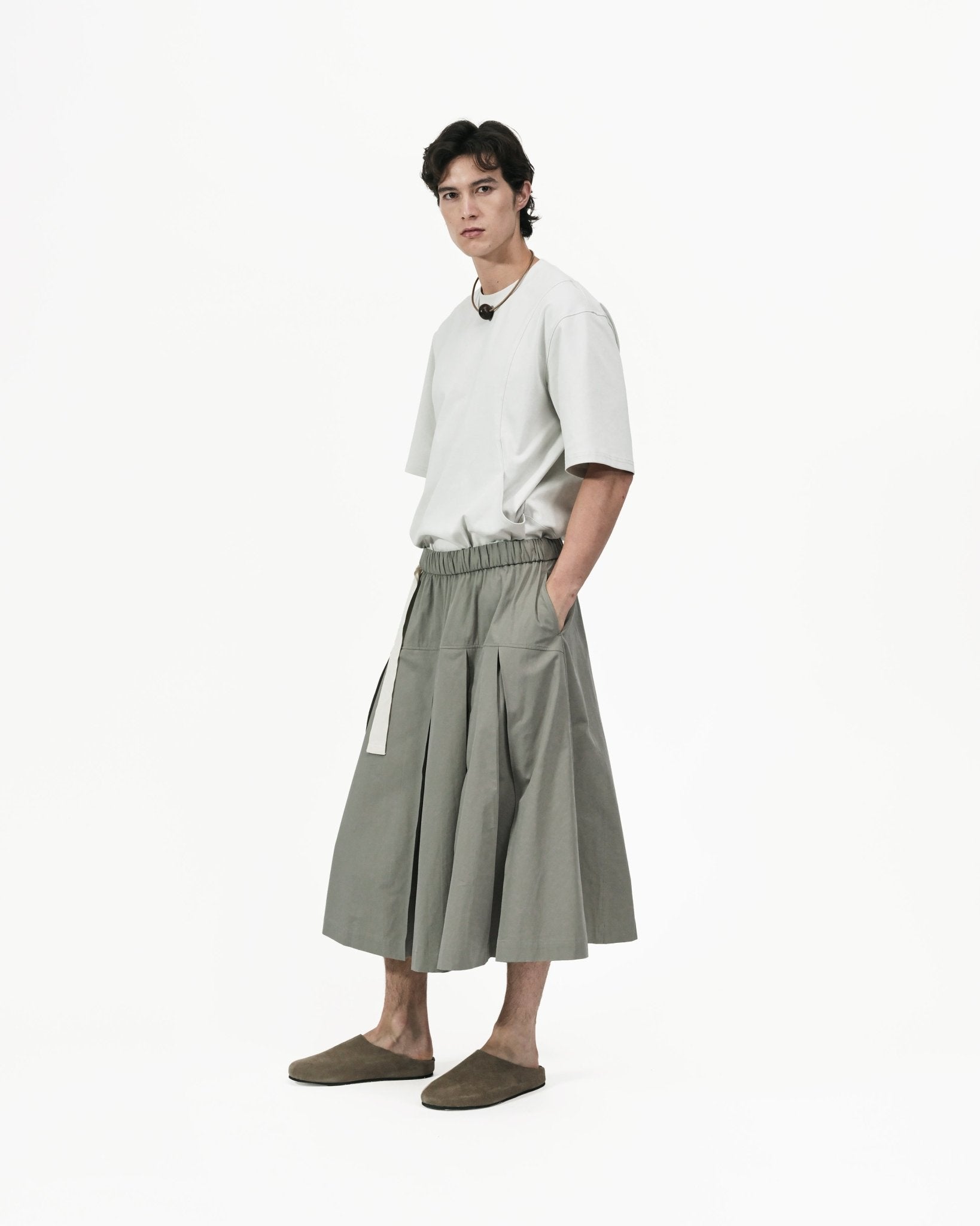 Two Way Midi Skirt - Magnolia Green - G R A Y E