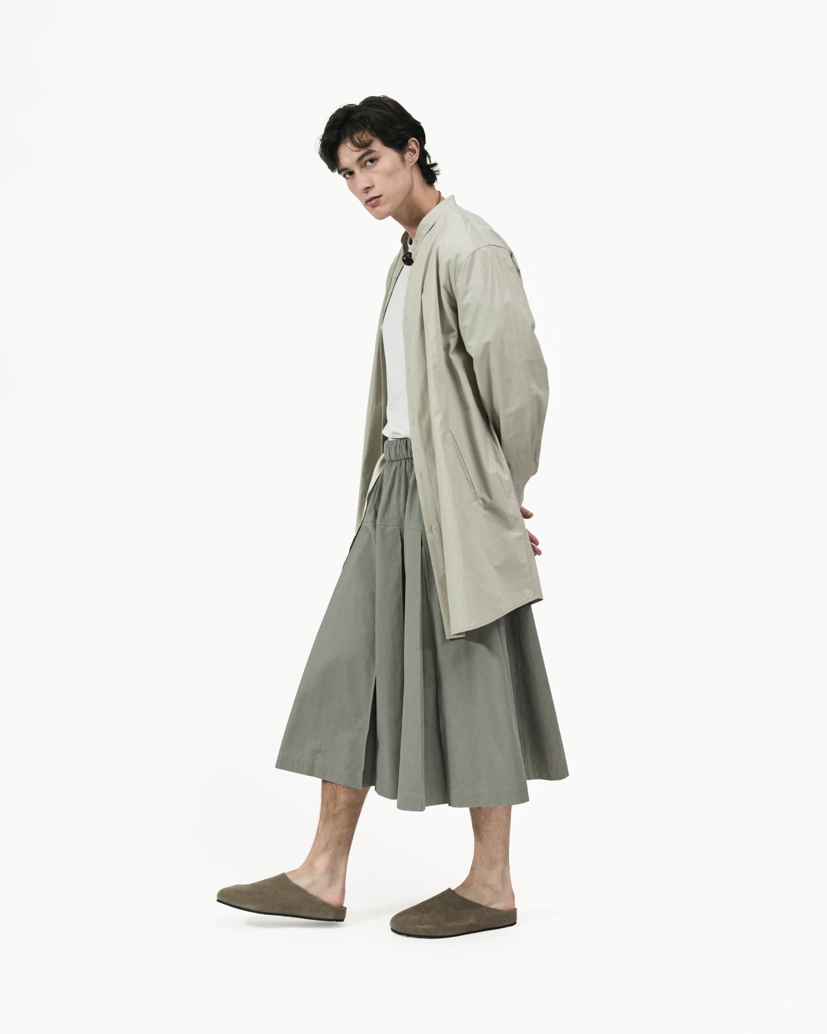 Two Way Midi Skirt - Magnolia Green - G R A Y E
