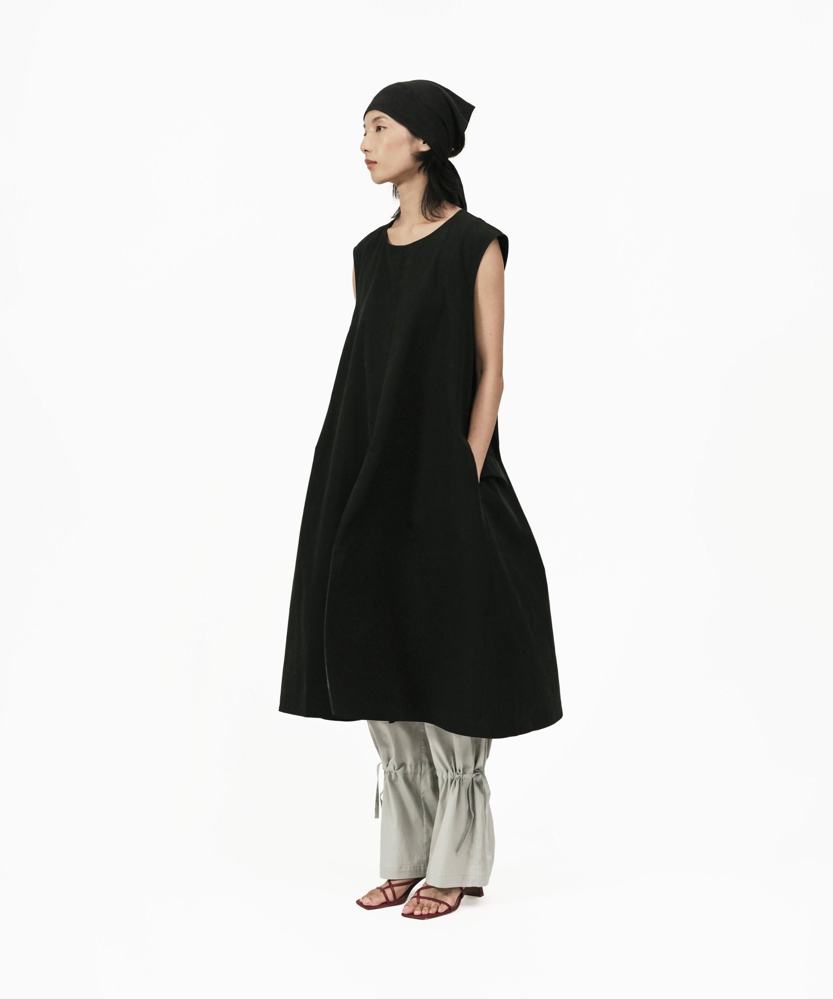 Vessel Cocoon Dress - G R A Y E