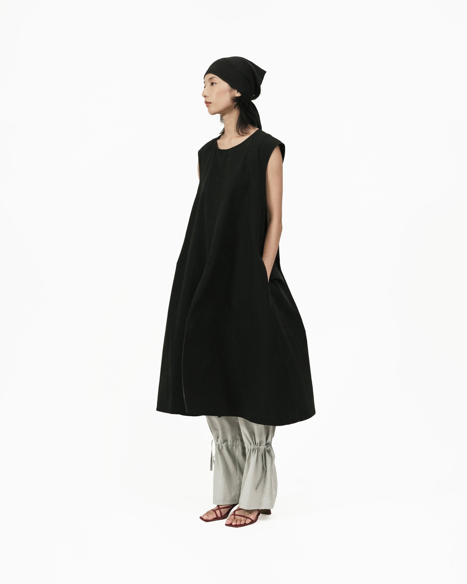 Vessel Cocoon Dress - G R A Y E