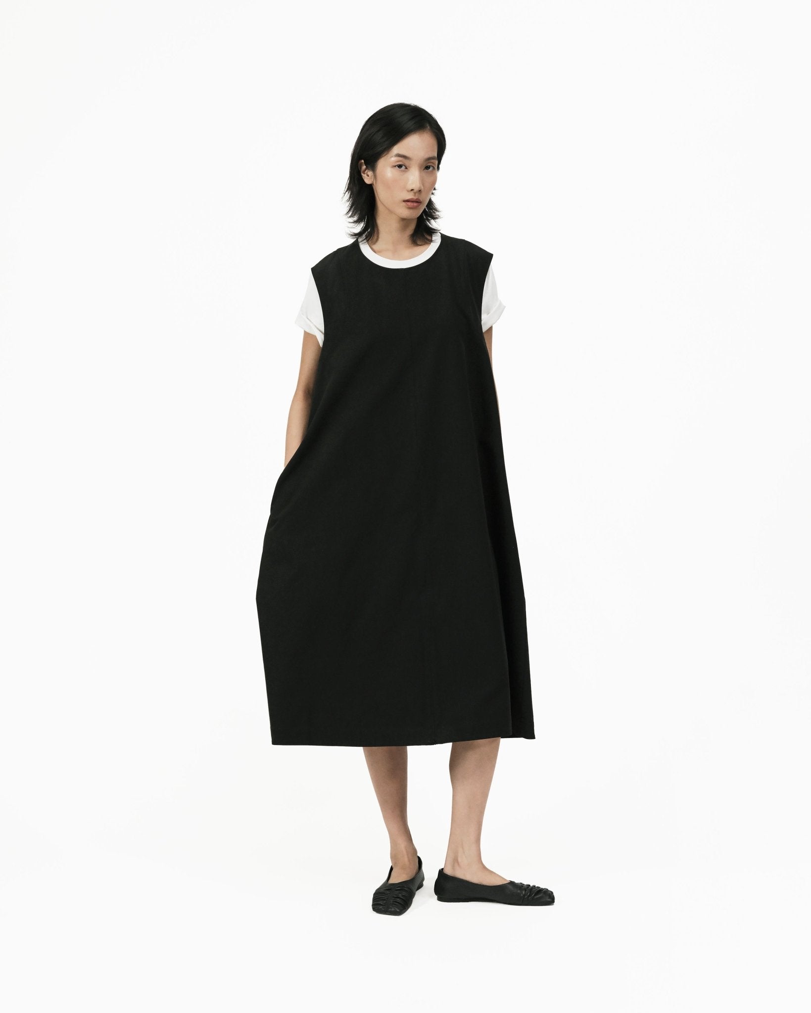 Vessel Cocoon Dress - G R A Y E