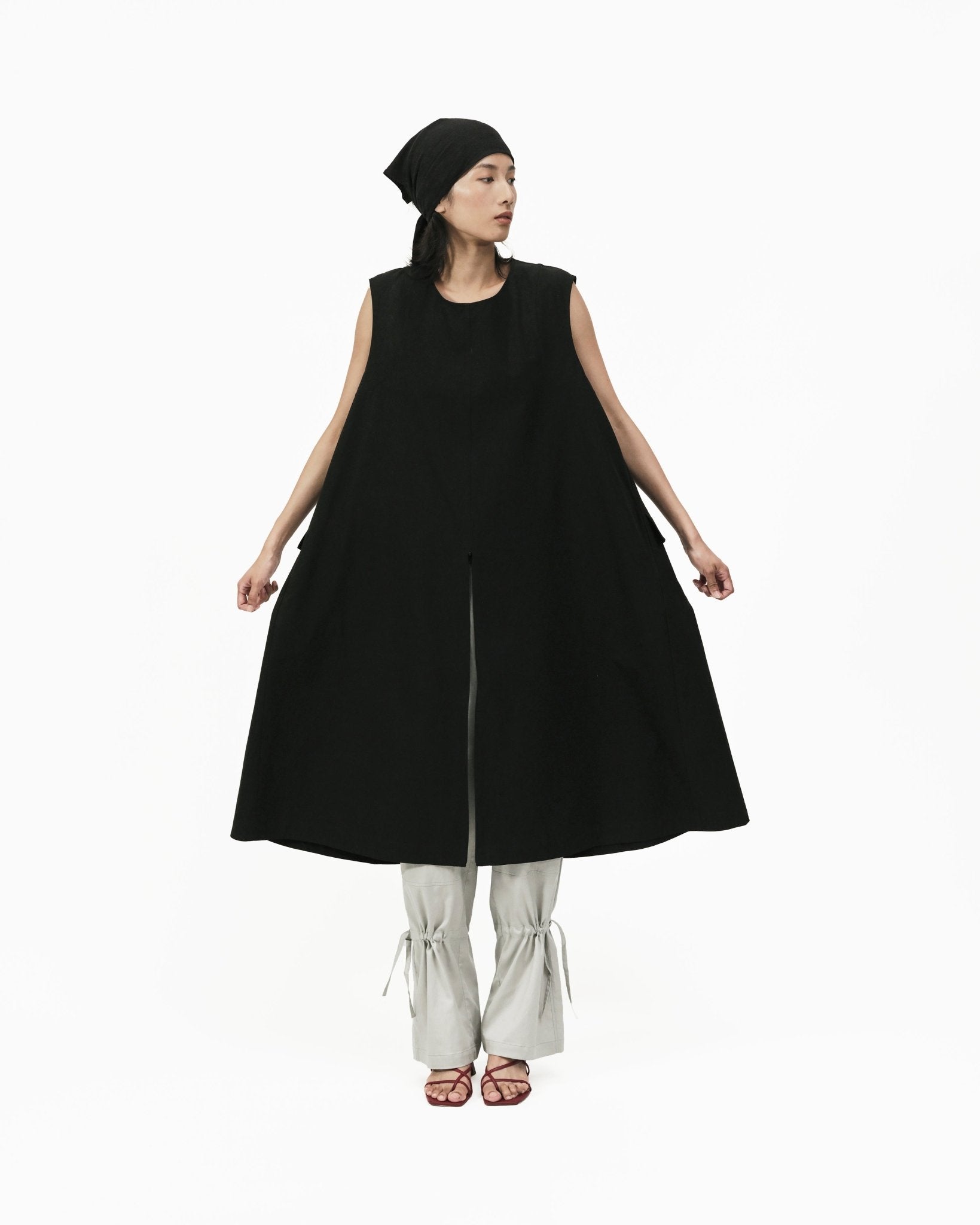 Vessel Cocoon Dress - G R A Y E