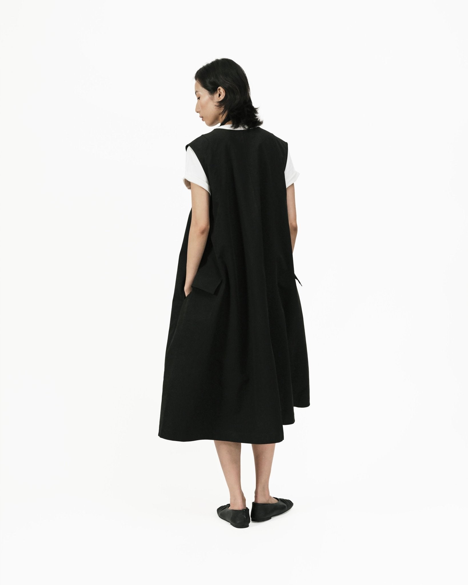 Vessel Cocoon Dress - G R A Y E