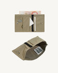Compact Bi-fold Wallet + ROKI - G R A Y E