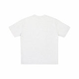 Cupro Tee - Melange White - G R A Y E