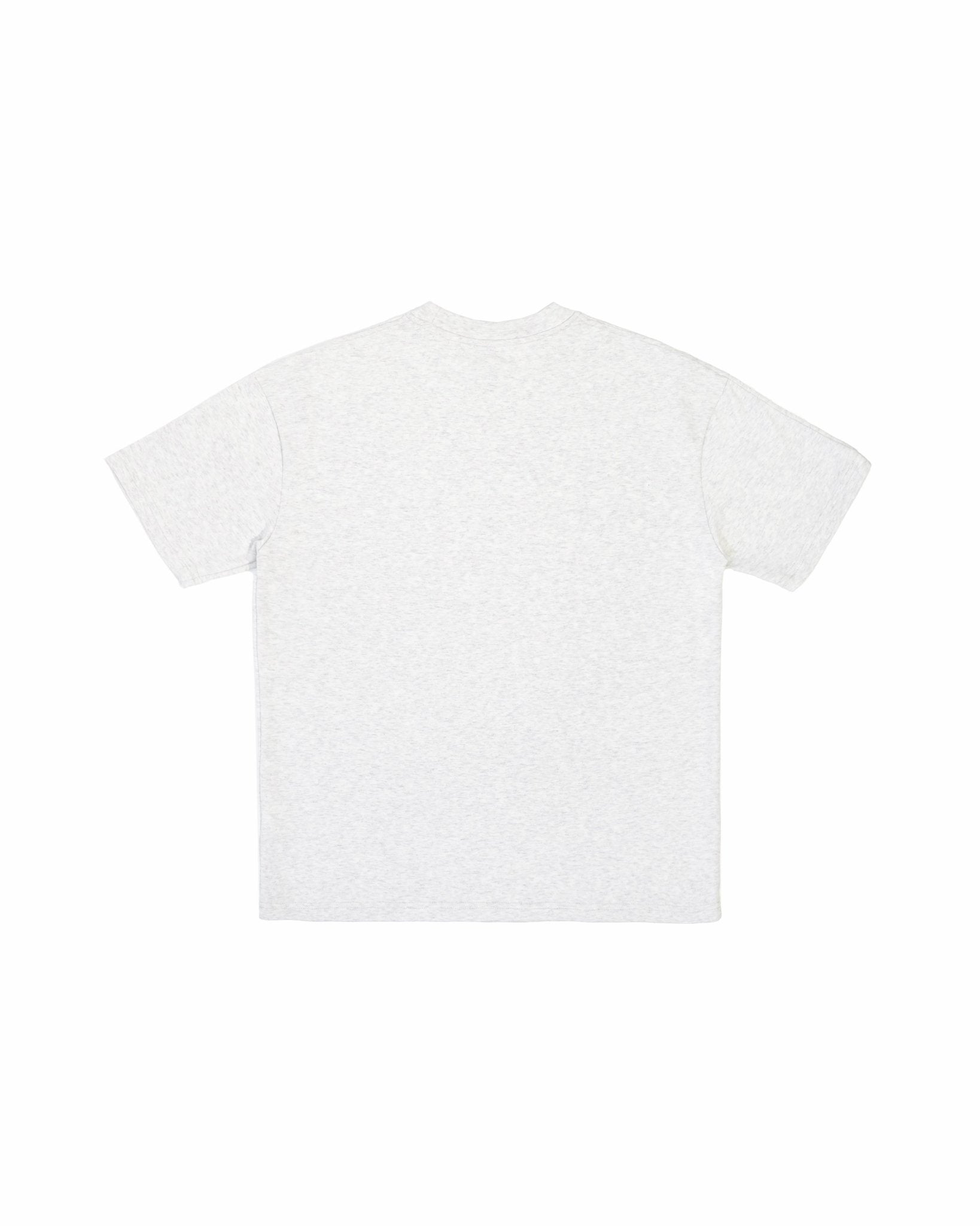 Cupro Tee - Melange White - G R A Y E