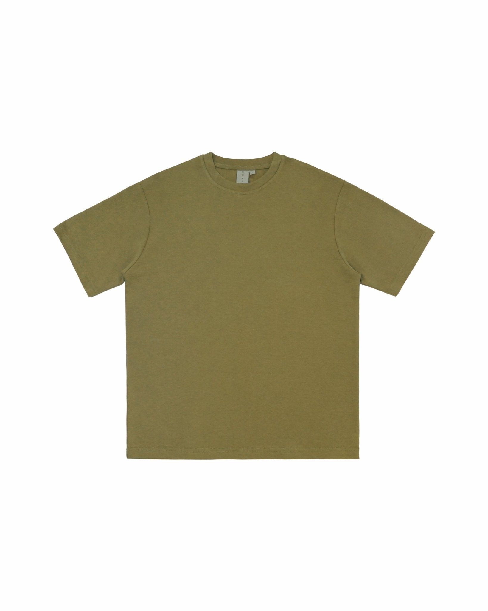 Cupro Tee - Olive Green - G R A Y E