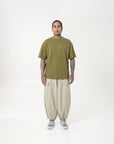 Cupro Tee - Olive Green - G R A Y E
