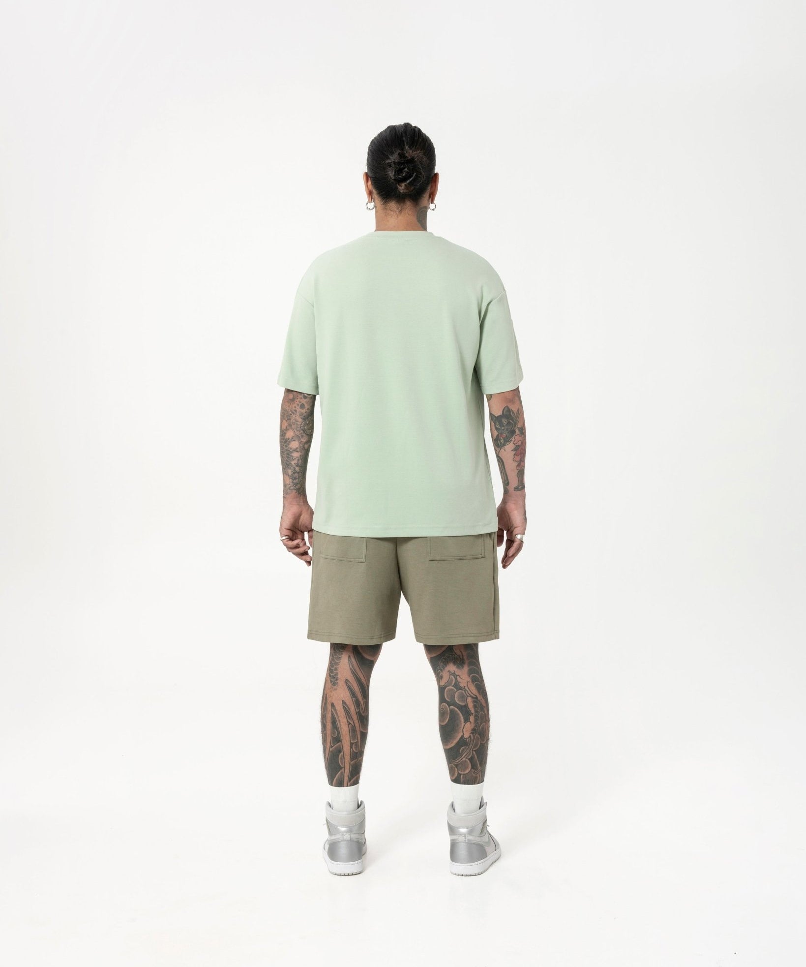 Cupro Tee - Pistachio Green - G R A Y E