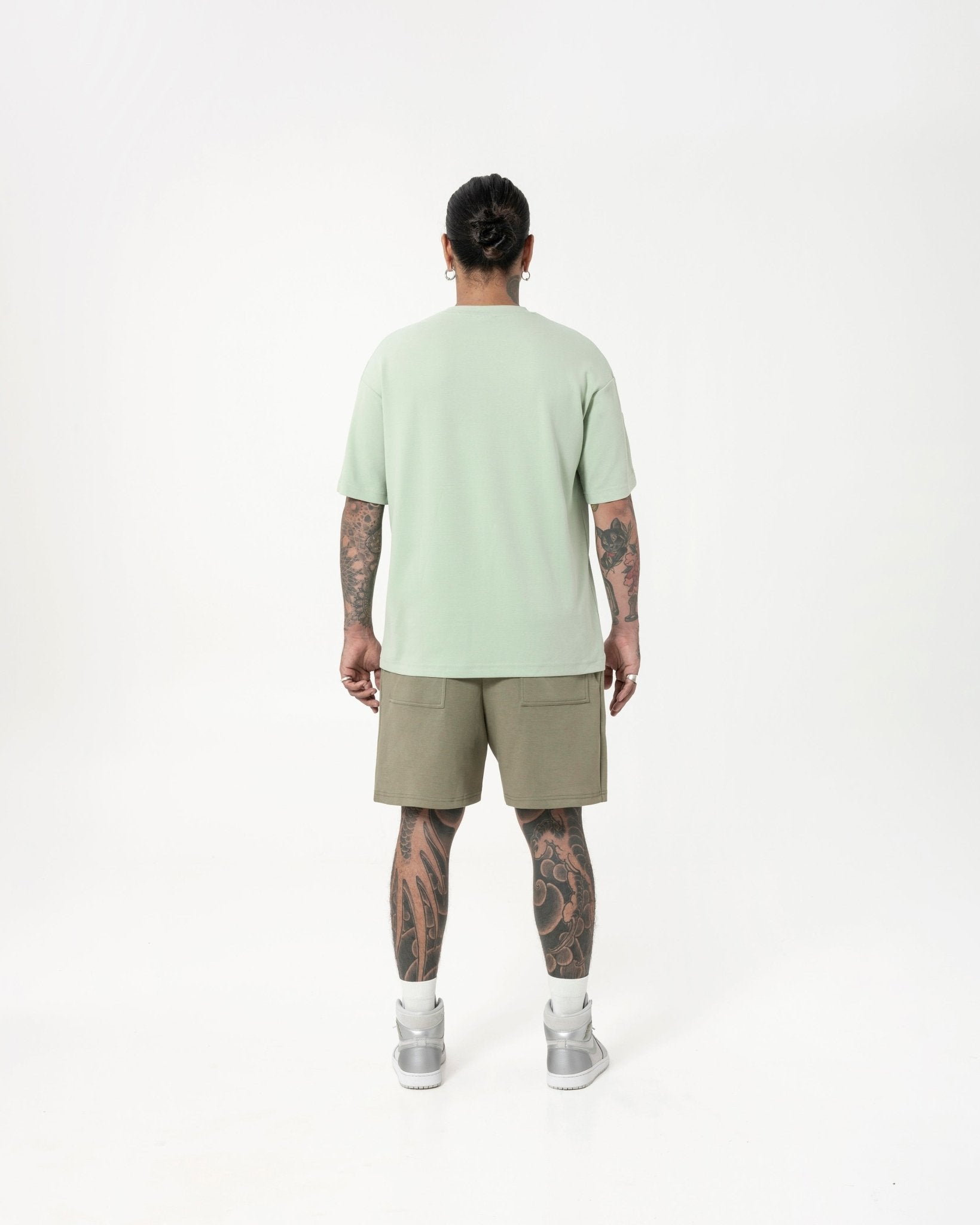 Cupro Tee - Pistachio Green - G R A Y E