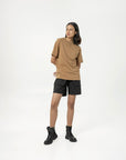 Cupro Tee - Sepia Brown - G R A Y E