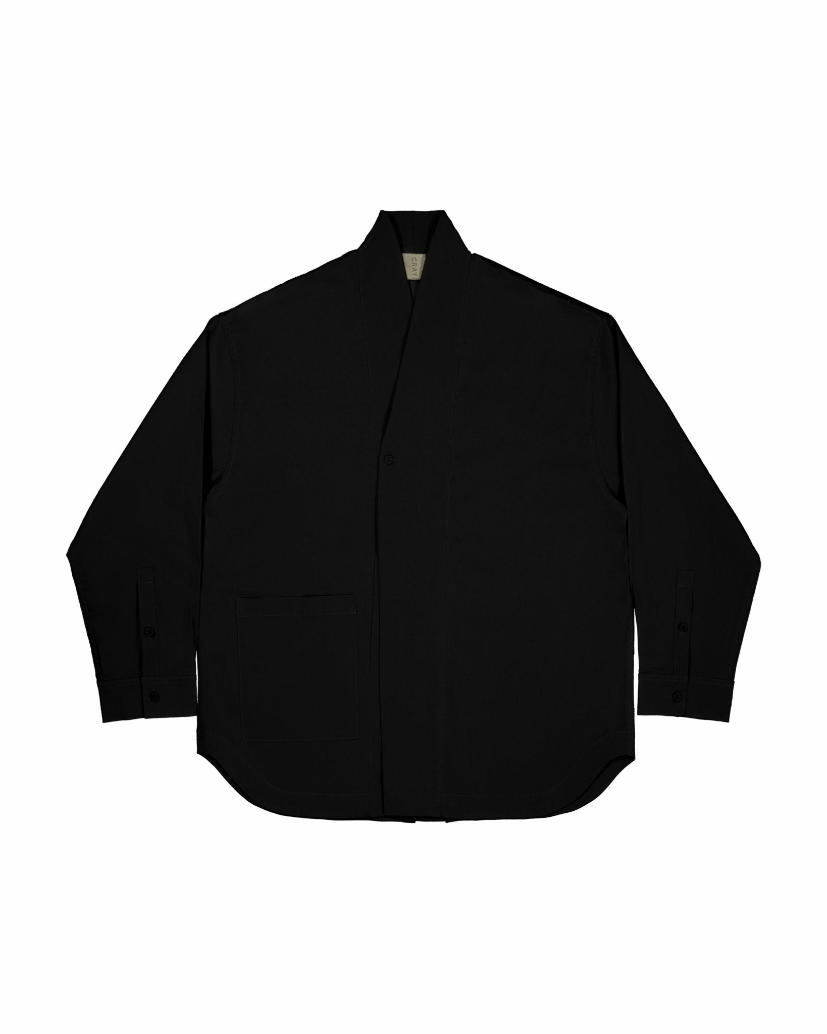 High Collar Shān - Black - G R A Y E