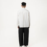 High Collar Shān - White - G R A Y E