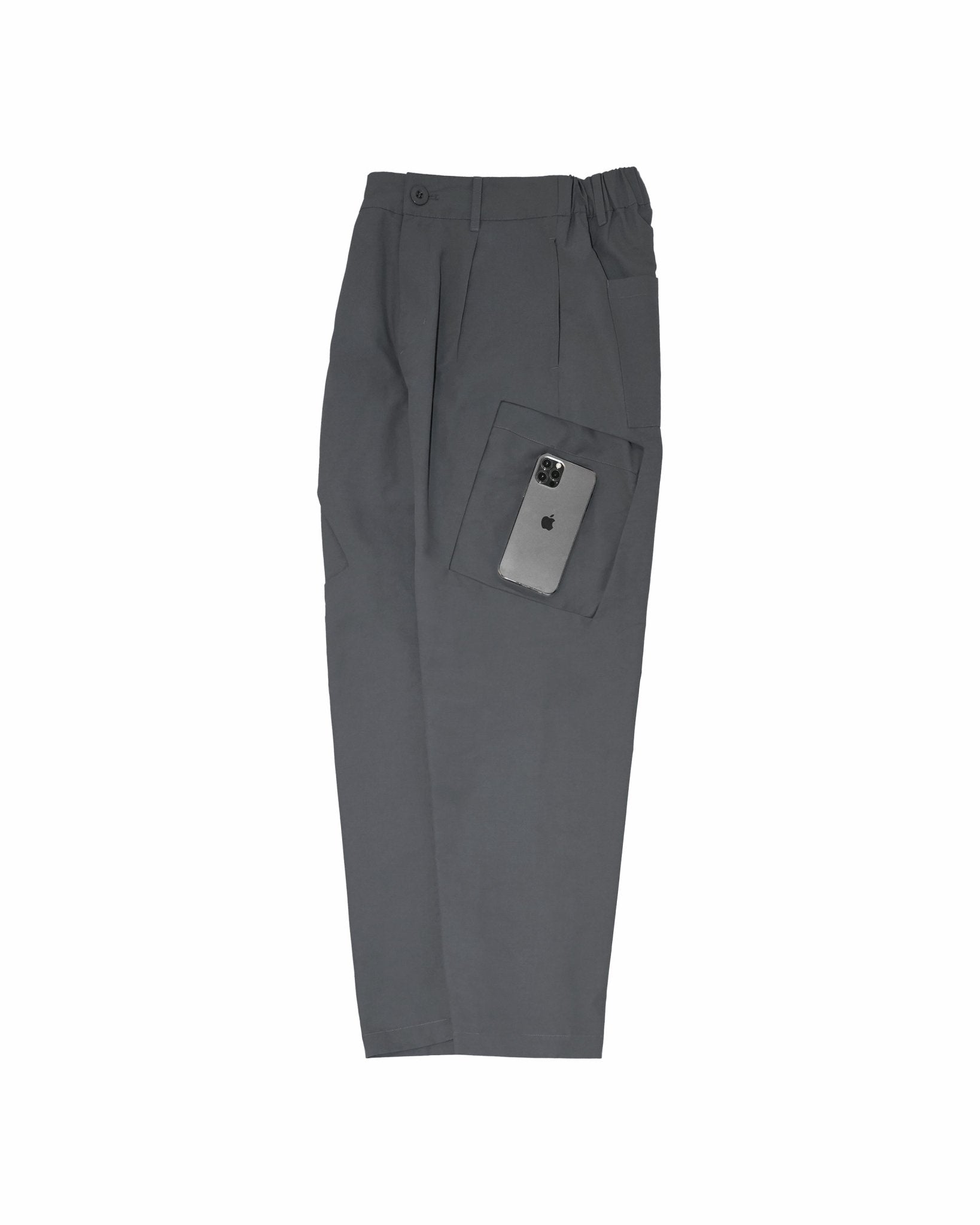 Inverse Cargo Trousers - Graphite - G R A Y E