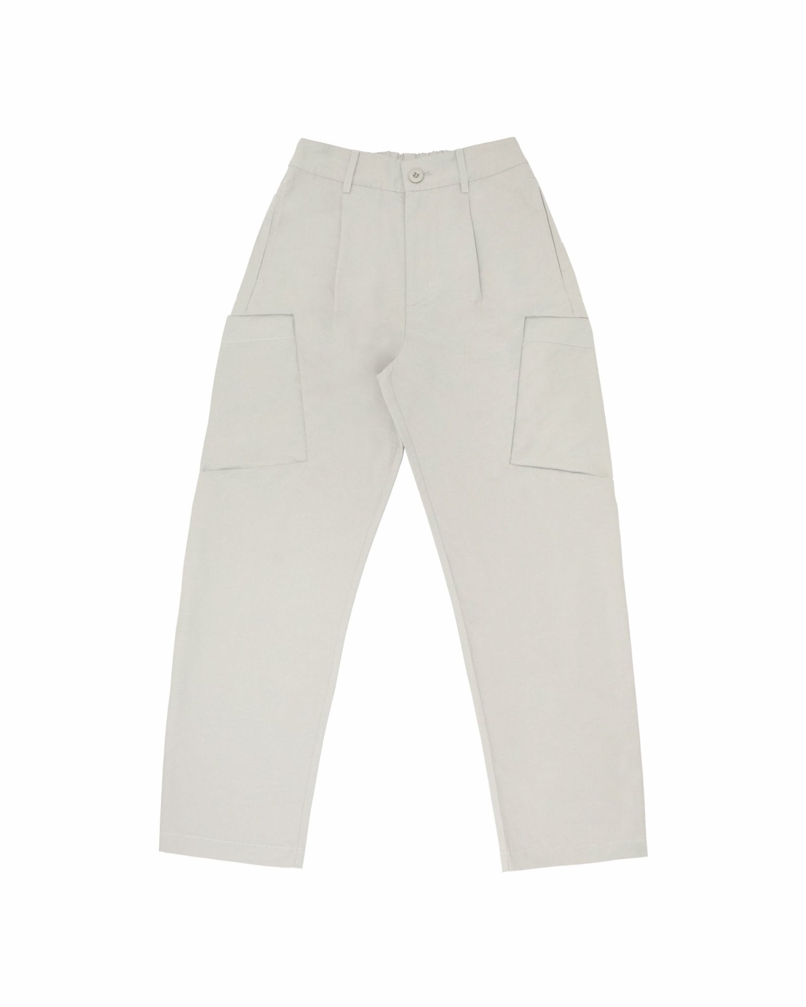 Inverse Cargo Trousers - Steel - G R A Y E