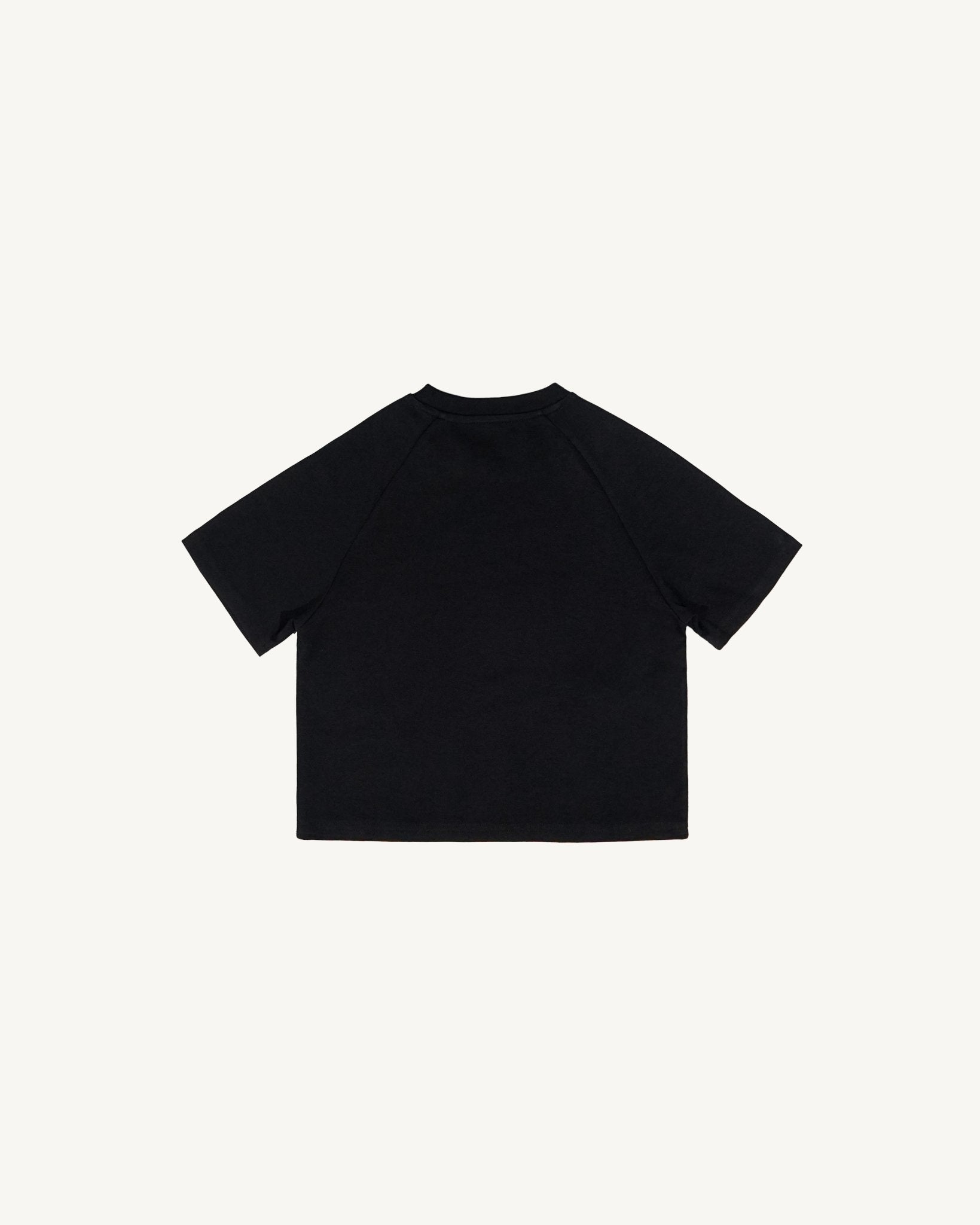 Kid&#39;s Cupro Tee - Black - G R A Y E