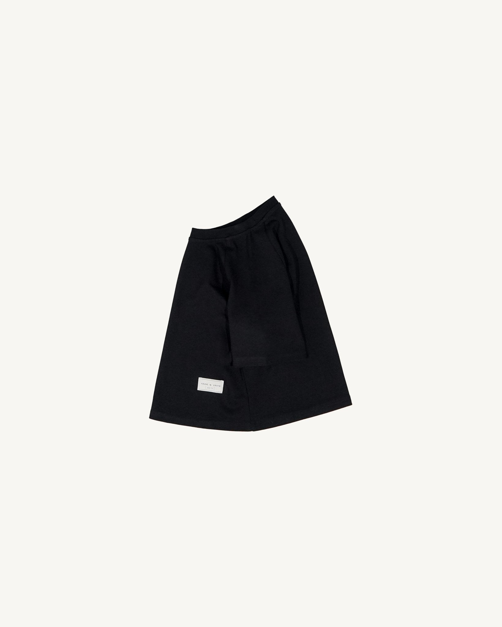 Kid's Cupro Tee - Black - G R A Y E