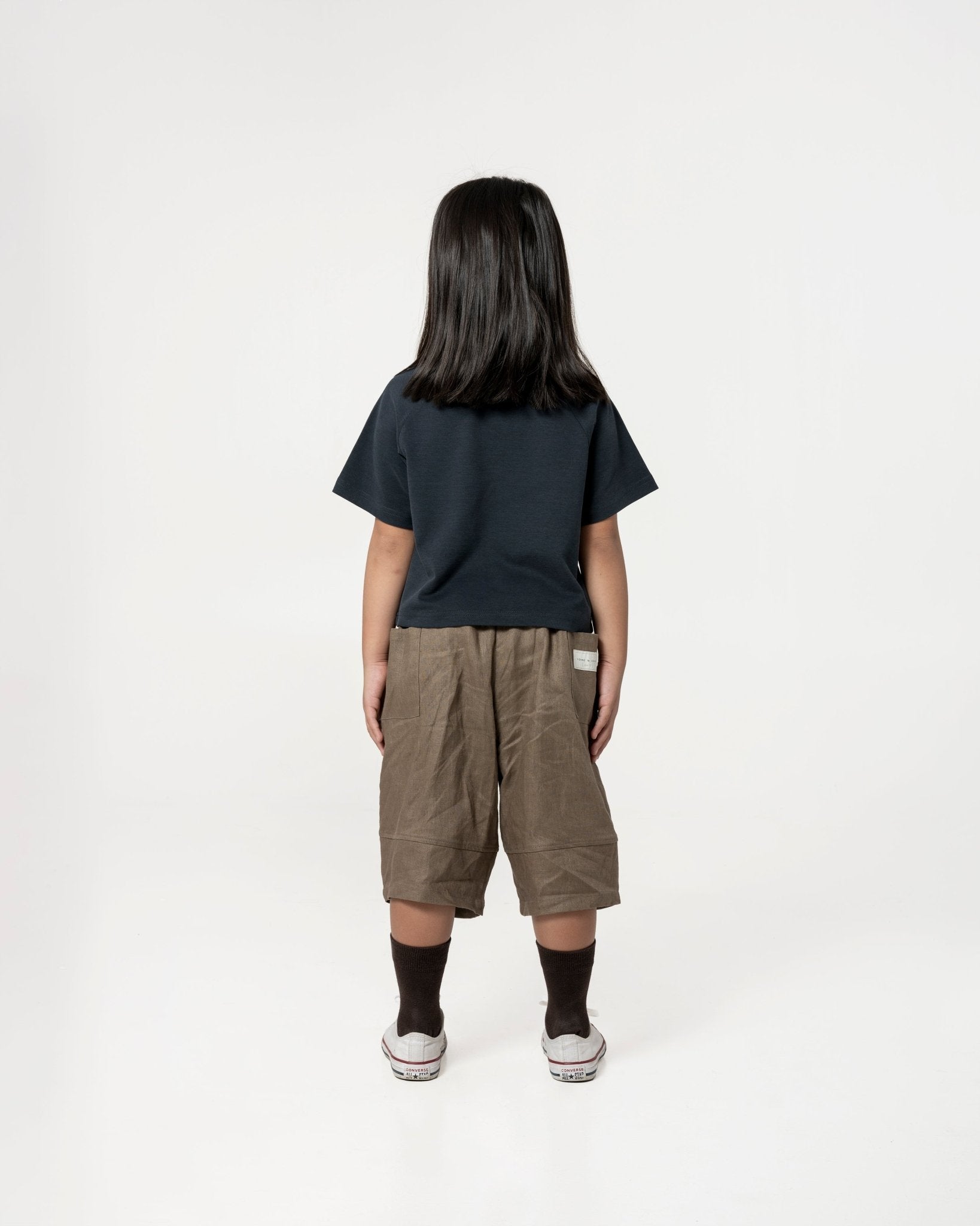 Kid's Cupro Tee - Gun Metal Grey - G R A Y E