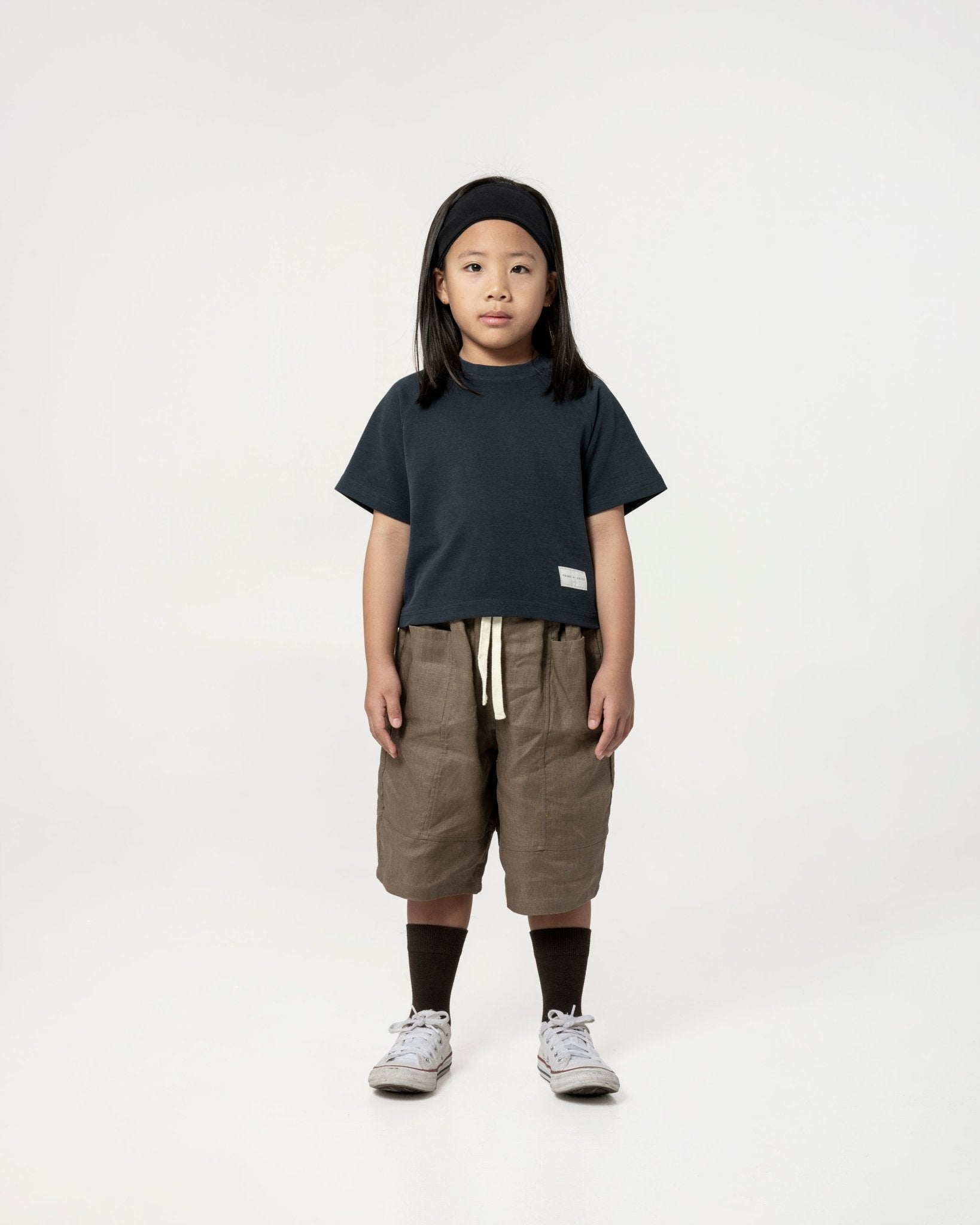 Kid&#39;s Cupro Tee - Gun Metal Grey - G R A Y E