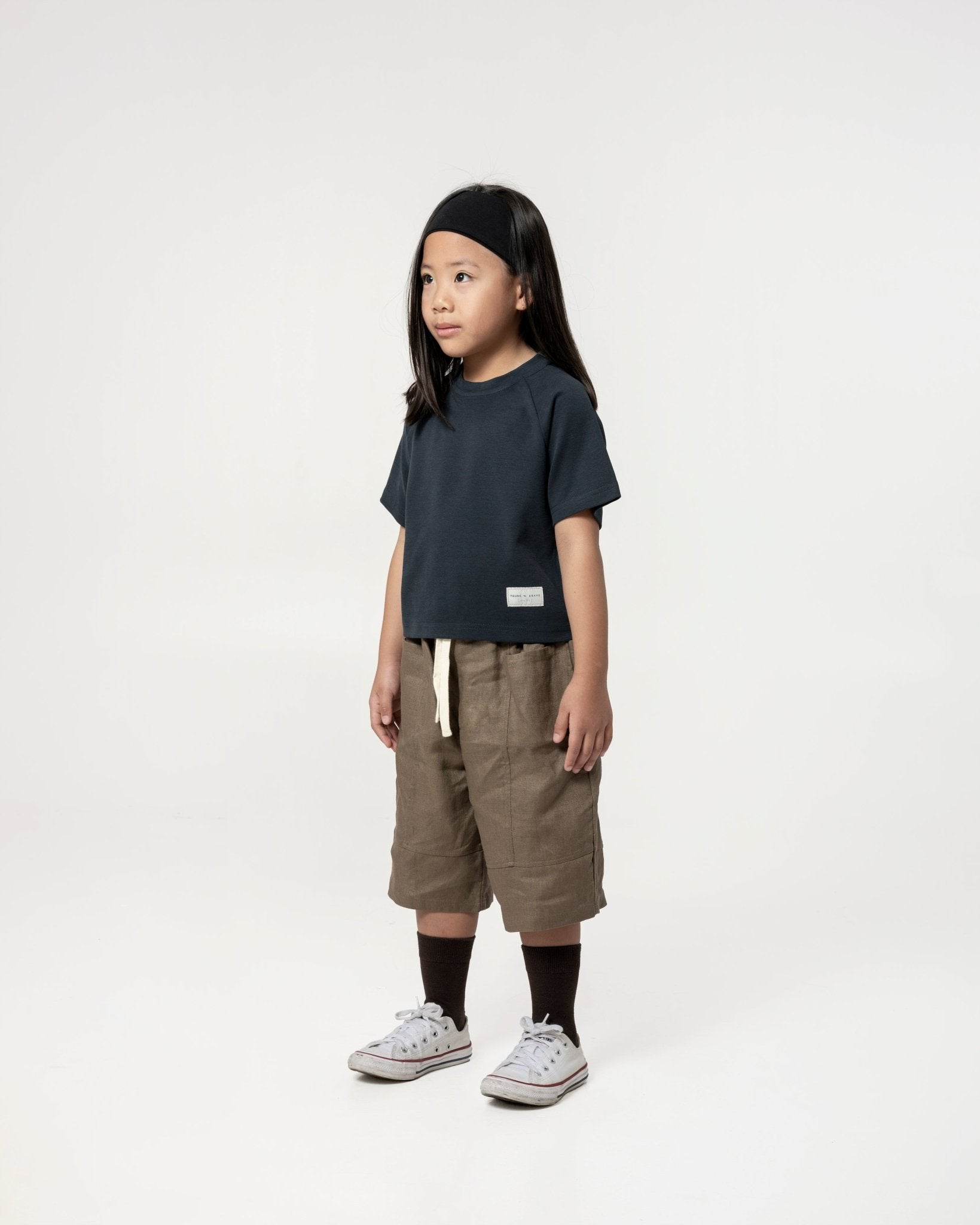 Kid&#39;s Cupro Tee - Gun Metal Grey - G R A Y E