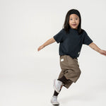 Kid's Cupro Tee - Gun Metal Grey - G R A Y E