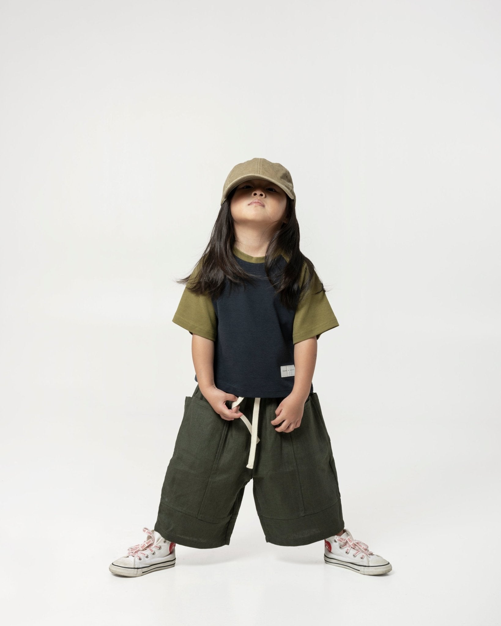 Kid&#39;s Cupro Tee - Jungle - G R A Y E