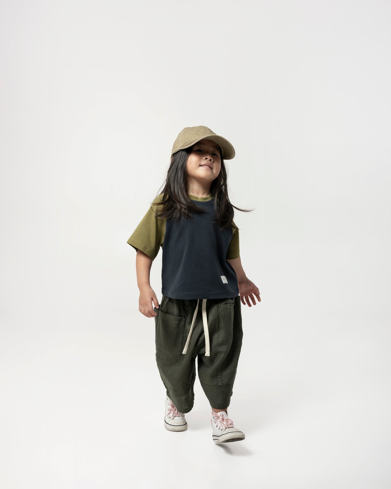 Kid&#39;s Cupro Tee - Jungle - G R A Y E